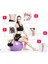 Mor 55CM Tarzı Yeni Spor Şişirilmiş Yoga Topu Pilates Fitness Patlamaya Dayanıklı Pvc Güvenlik Kalınlaşmış Fitness Topu Kalınlaşmak Yoga Ekipmanları Ev Spor Salonu (Yurt Dışından) 4