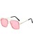 No.6 Tarzı Claemi-Rimless Güneş Gözlüğü Erkek Womequare Polarize Güneş Gözlüğü Erkekler Oculos De Sol Gafas UV400 Retro Gözlük (Yurt Dışından) 1