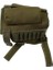 Yeşil Stil Yeni Tuval Taktik Tüfek Kılıfları Yanak Dayanağı Yükseltici Cephane Kartuşları Avcılık Taşıyıcı Kılıf Yuvarlak Kartuş Çanta Kabuk Buttstock Cephane (Yurt Dışından) 1