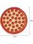 PIZZA02 Tarzı Çok Işlevli Mateapple Donut Goblen Mat Plaj Battaniyesi Polyeater Beachportable Açık Kamp Ekipmanları (Yurt Dışından) 1