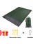 Koyu Yeşil Tarzı 200X210CM 2x2.1m Su Geçirmez Plaj Battaniyesi Katlanır Kamp Mat Yatak Taşınabilir Cepli Hafif Açık Battaniye Seyahat Mat (Yurt Dışından) 1