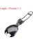 Spork Tarzı Katlanır Çatal Bıçak Takımı Sofra Takımı Çok Aracı Sırt Çantası Kamp Malzemesi Sofra Takımı Paslanmaz Çelik Taşınabilir Uzun Tencere Spork Çatal Kaşık (Yurt Dışından) 1