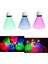Kırmızı Stil 3 Adet LED Parlayan Işık Up Badminton Set Raketle Birdies Gece Aydınlatma Topu (Yurt Dışından) 2