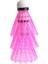 Kırmızı Stil 3 Adet LED Parlayan Işık Up Plastik Badminton Raketle Renkli Aydınlatma Topları (Yurt Dışından) 3