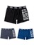 Erkek Çocuk Pamuklu Baskılı Rahat Kesim Likralı Boxer 3051 Renkli 1