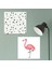 Flamingo Kanvas Tablo - 2 Adet- 50X50 cm 1