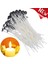 12CM-100 Adet Tarzı Mokeless Mum Fitilleri cm Önceden Mumlanmış Pamuk Çekirdek Fitilleri Metal Sürdürülebilir Sekmeler ile Dıy El Yapımı Mum Yapımı Araçları (Yurt Dışından) 3