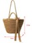 Haki Stili2 Stili Yogodlns Yuvarlak Yumuşak Kağıt Halat Omuz Çantası Püskül Yaz Plaj El Yapımı Crossbody Çanta Kadın Hollow Hasır Çanta Daire Rattan Çanta (Yurt Dışından) 1