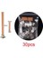 10MMX50MM Stili Ahşap Mumlar Fitil Dıy Parafin Mum Kavanoz Yapımı Kiti Mum Çekirdek Klip Tabanı ile El Yapımı Dumansız Mum Fitil Çekirdekleri (Yurt Dışından) 1