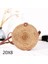 PIKOU20X8CM Tarzı Dokuma Kamış Örgü Çanta Yuvarlak Hasır Omuz Çantası Küçük Plaj Çantaları Kadın Yaz Hollow El Yapımı Messenger Crossbody Çanta (Yurt Dışından) 1