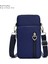 Mavi Stil Kadın Moda Omuz Çantası Oxford Su Geçirmez Çanta Bilek Kılıfı Cüzdan Spor Müzik Cep Telefonu Çantası Kızlar Için Crossbody Çanta (Yurt Dışından) 1