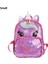 Küçük Soluk Gül Tarzı Karikatür Sevimli Sırt Çantası Kız Çocuk Okul Çantaları Sequins Unicorn Sırt Çantası Büyük Kawaoolbags Çocuklar Sırt Çantası Mochila Mujer (Yurt Dışından) 1