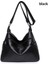 Siyah Stil 32X26X12CM Lüks Bayan Tasarımcı Çantalar Yüksek Li Crossbody Çanta Wome Moda Yeni Yumuşak Cilt Yüksek Kapasiteli Kadın Omuz Çantaları (Yurt Dışından) 1