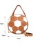 Açık Kahverengi Tarzı Women's Bag Basketball Football Shoulder Bags For Women Chain Casual Zipper Totes Purse Pu Leather Messenger Crossbody Handbags (Yurt Dışından) 1