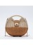 Yeşil Stil Moda Hasır Dokuma Rattan Çanta Kadın Çanta Yuvarlak Zincir Hasır Omuz Çantası Wome Bohemia Boho Çanta Için Crossbody Çanta (Yurt Dışından) 2