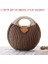 Kahverengi Tarzı Moda Hasır Dokuma Rattan Çanta Kadın Çanta Yuvarlak Zincir Hasır Omuz Çantası Wome Bohemia Boho Çanta Için Crossbody Çanta (Yurt Dışından) 1