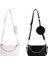 Bej Ekose Tarzı 24X14X5CM Kadınlar Yumuşak Pu Deri Omuz Çantası Moda Kadın Günlük Katı Zincir Koltukaltı Çantaları Bayanlar Crossbody Çanta Tote Çanta Kompozit Set (Yurt Dışından) 2