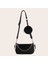 Bej Ekose Tarzı 24X14X5CM Kadınlar Yumuşak Pu Deri Omuz Çantası Moda Kadın Günlük Katı Zincir Koltukaltı Çantaları Bayanlar Crossbody Çanta Tote Çanta Kompozit Set (Yurt Dışından) 5