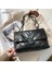 Beyaz Stil Popüler Basit Kadın Günlük Çanta Taşınabilir Omuz Crossbody Çanta Kadın Katı Deri Zincir Çanta Banliyö Tote (Yurt Dışından) 2