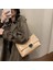 Beyaz Stil Popüler Basit Kadın Günlük Çanta Taşınabilir Omuz Crossbody Çanta Kadın Katı Deri Zincir Çanta Banliyö Tote (Yurt Dışından) 4