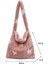 Pink Style One Style Fluffy Plush Bags For Women Female Handbags Large Capacity Tote Ladies Shoulder Messenger Bag Simple Animal Printed Cheap Bags (Yurt Dışından) 1