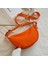 Turuncu Tarzı Moda Omuzdan Askili Çanta Kadın Düz Renk Naylon Crossbody Çanta Kadınlar Için Rahat Çantası Geniş Askı Kanvas Göğüs Çanta Küçük Çanta (Yurt Dışından) 1