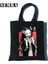 T116B-SIYAH Tarzı Nezuko Chibi Kimetsu Hiçbir Yaiba Kadın Kanvas Tote Alışveriş Çantası Kız Iblis Avcısı Öğrenci Öğretmen Malzemeleri Büyük Kapasiteli Ins (Yurt Dışından) 4