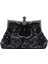Siyah Stil Çin Tarzı El Çantası Bayan Boncuk Akşam Çanta Düğün Parti Işlemeli Çanta Retro Küçük Tote Zincir Crossbody Çanta (Yurt Dışından) 2