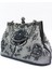 Siyah Stil Çin Tarzı El Çantası Bayan Boncuk Akşam Çanta Düğün Parti Işlemeli Çanta Retro Küçük Tote Zincir Crossbody Çanta (Yurt Dışından) 4