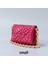 B Kırmızı Tarzı Plastik Zincir Kadınlar Için Moda Tasarım Omuz Çantası Pu Deri Crossbody Çanta Bayan Küçük Çanta Çanta Tasarım Messenger Çanta Küçük Flap (Yurt Dışından) 1