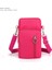 Gül Kırmızı Tarzı Kadın Moda Omuz Çantası Oxford Su Geçirmez Çanta Bilek Kılıfı Cüzdan Spor Müzik Cep Telefonu Çantası Kızlar Için Crossbody Çanta (Yurt Dışından) 1