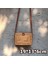 Stil 4-19X13X6CM Stili Hasır Plaj Çantası El Yapımı Örgü Örgü Desenli Yuvarlak Rattan Çanta Kadın Yaz Bali Bohemia Omuz Çantası Çanta (Yurt Dışından) 1