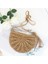 Haki-2 Tarzı Gusure El Yapımı Yarım Yuvarlak Rattan Dokuma Hasır Crossbody Çanta Yaz Plaj Kadın Messenger Omuz Çantaları Kızlar Küçük Çanta (Yurt Dışından) 1