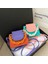 Mor Turuncu Tarzı Kadınlar Için Küçük Pu Deri Crossbody Omuz Çantaları Lady Seyahat Messenger Zincir Kare Çanta Çanta Lüks Tasarım Mini Çantalar (Yurt Dışından) 2