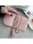 Pembe Stil Cüzdanlar Kadın Bozuk Para Cüzdanı Bayanlar Pu Deri Püskül ve Metal Yüzük Debriyaj Anahtarlık Ince Anahtar Çanta Kart Sahipleri Mini Kılıf (Yurt Dışından) 5