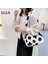 Zebra Desen Stili Kadın Kürk Çiçek Desen Yumuşak Peluş Omuz Çantaları Kış Rahat Küçük Koltukaltı Çanta Parçalamak Kadın Kabarık Alışveriş Tote Çanta (Yurt Dışından) 3