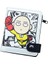 Tek Yumruk Adam 1 Tarzı Anime One Punch Man Pu Beyaz Sıfır Cüzdan Iç Fermuarlı Cebi Madeni Para Cüzdanı (Yurt Dışından) 3