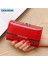 AE308-KIRMIZI Stil Ücretsiz Hediye Küçük Sevimli Cüzdan Kadınlar Için Moda Mini Çanta Kadın Rugan Bayan Tasarımcı Kısa Kırmızı Kadın Kart Sahibinin (Yurt Dışından) 1