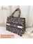 Leopar Tarzı 36CM-14CM-27CM Lüks Denim Leopar Büyük Kapasiteli Kadın Omuz Çantaları Kadın Tasarımcılar Mektup Baskı Alışveriş Çantası Kadınlar Için Moda Çanta (Yurt Dışından) 2