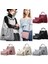Kırmızı-2 Tarzı 4 Adet Kadın Çanta Seti Moda Kadın Çanta ve Çanta Dört Parçalı Omuz Çantası Tote Messenger Çanta Çanta (Yurt Dışından) 4
