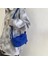 Turuncu Tarzı Kadın High Street Geri Dönüşümlü Pamuklu Kumaş Mini Küçük Boy Yan Sling Omuz Çantası Öğrenci Telefon Kılıfı Klein Mavi Crossbody Çanta (Yurt Dışından) 4