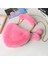 Koyu Pembe Tarzı 2021 Sahte Peluş Kalp Şeklinde Omuz Çantası Kış Kadın Sevimli Debriyaj Çanta Aşk Çanta Zincir Messenger Çanta Bayanlar Crossbody Çanta (Yurt Dışından) 4