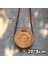 Stil 6-20X8CM Stili Hasır Plaj Çantası El Yapımı Örgü Örgü Desenli Yuvarlak Rattan Çanta Kadın Yaz Bali Bohemia Omuz Çantası Çanta (Yurt Dışından) 1