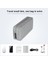 Gri Büyük Stil Klasik Çanta Kulaklık Için Kozmetik Bavul Organizatör Makyaj Çantası Kozmetik Kulaklıklar Tote USB U Disk Seyahat Kiti Saklama Çantası (Yurt Dışından) 3
