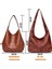 Artı Siyah Stil Claolid Tote Çanta Kadın Yumuşak Pu Deri Omuz Çantası Kadın Vintage Hobi Çanta Kadın Kolu Çanta Kadın Crossbody Çanta (Yurt Dışından) 5