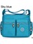 Gök Mavisi Tarzı Kadın Üst-Kolu Omuz Çantası Tasarımcı Çanta Ünlü Naylon Kadın Günlük Alışveriş Tote Hobos Crossbody Çanta Messenger Çanta (Yurt Dışından) 1