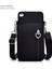 Delik Tarzı ile Siyah Kadın Moda Omuz Çantası Oxford Su Geçirmez Çanta Bilek Kılıfı Cüzdan Spor Müzik Cep Telefonu Çantası Kızlar Için Crossbody Çanta (Yurt Dışından) 1
