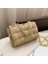 Yeşil Stil 25X7X17CM Moda Zinciri Örgülü Buzlu Taşınabilir Kare Çanta Pu Moda Lüks Tasarımcı Omuz Messenger Çanta Doku Kadın Çantası (Yurt Dışından) 2