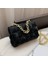 Yeşil Stil 25X7X17CM Moda Zinciri Örgülü Buzlu Taşınabilir Kare Çanta Pu Moda Lüks Tasarımcı Omuz Messenger Çanta Doku Kadın Çantası (Yurt Dışından) 5