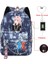 LGBU-SEVGILIM41H-D15 Stili Anime Darling In The Franxx Zero Iki Okul Sırt Çantası USB Şarj Harajuku Rahat Anime Grafik Genç Kız Okul Çantası (Yurt Dışından) 1